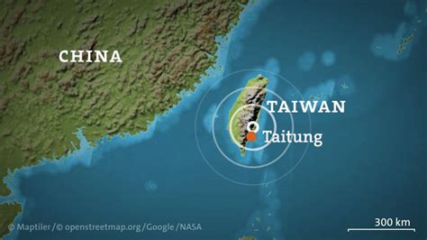 taiwan erdbeben epizentrum